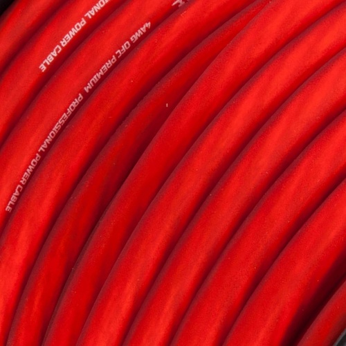 Силовой кабель Kicx Headshot POFC430R 4AWG (красный)