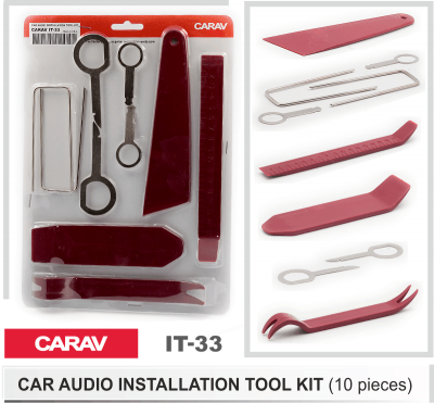 Набор инструментов для установщика Car Audio (10 предметов) Carav IT-33