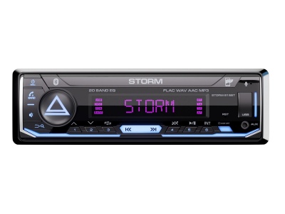 USB-ресивер 1DIN AurA STORM-515BT