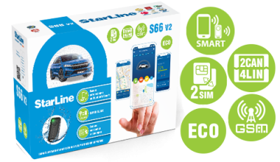 Автосигнализация StarLine S66 v2 ECO