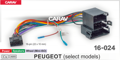 Комплект для Android ГУ (16-pin) на а/м Peugeot