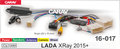 Комплект для Android ГУ (16-pin) на а/м LADA XRay 2015+