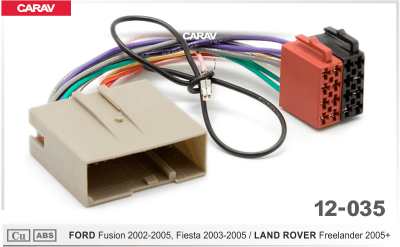 Переходник ISO Ford Fusion 2002-2005, Fiesta 2003-2005/LAND ROVER Freelander 2005+ Carav