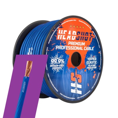 Силовой кабель Kicx Headshot POFC8050B 8AWG (синий)
