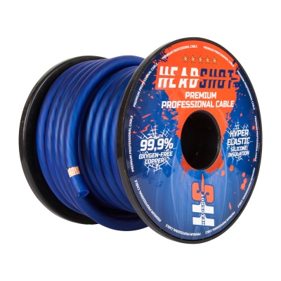Силовой кабель Kicx Headshot POFC215B 2AWG (синий)