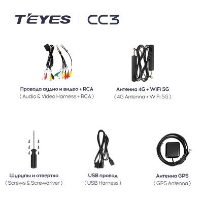 Разъем Teyes For CC3 Standard wire package