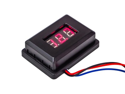 Вольтметр AurA ZWE-V11R красный