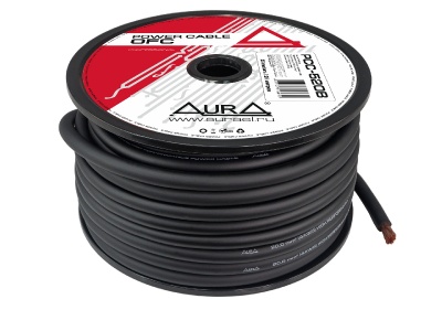Силовой кабель AurA PCC-520B 4GA черный