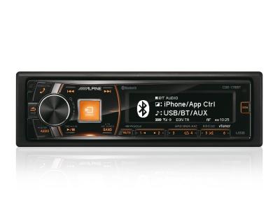 CD/USB-ресивер 1DIN Alpine CDE-178BT