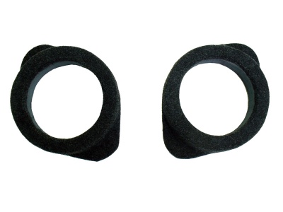 Проставка акустическая круг D16.5 КОЖА (черная) без наклона