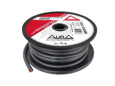 Силовой кабель AurA PCC-535B 2GA черный