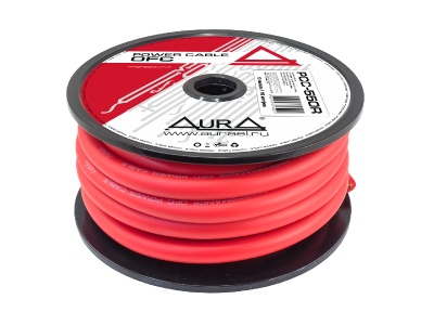 Силовой кабель AurA PCC-550R 0GA красный