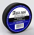 Изолента AVALON 19*25 черная ПЭТ тканевая