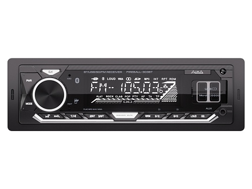 USB-ресивер 1DIN AurA FIREBALL-303BT
