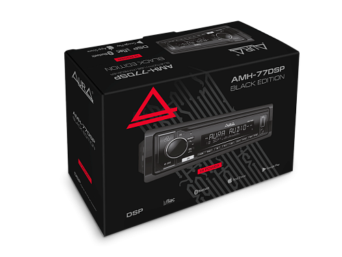 USB-ресивер 1DIN AurA AMH-77DSP Black Edition
