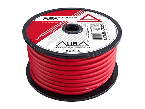 Силовой кабель AurA PCC-T20R 4GA красный