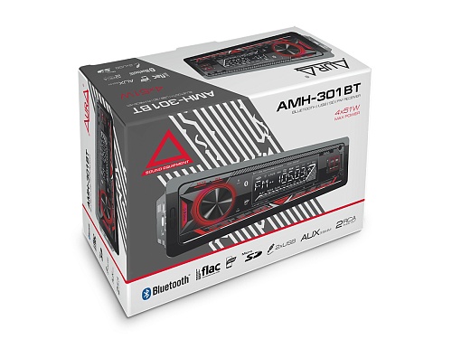 USB-ресивер 1DIN AurA FIREBALL-301BT