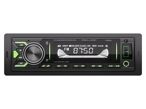 USB-ресивер 1DIN AurA FIREBALL-205BT