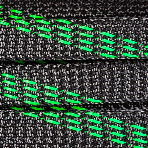 Полиэстеровый рукав Kicx KSS-12-100BG черный/зеленый