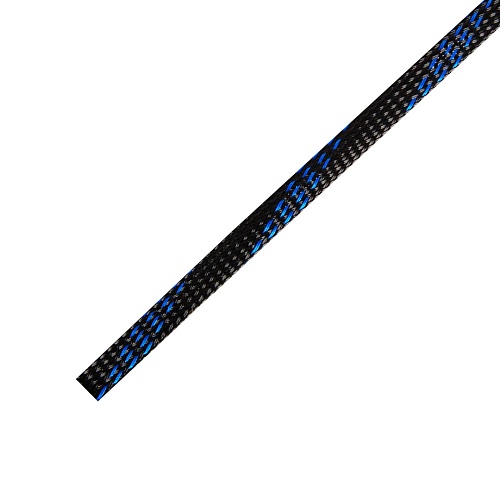 Полиэстеровый рукав Kicx KSS-10-100BBU черный/синие полоски