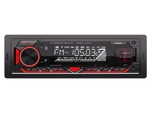 USB-ресивер 1DIN AurA FIREBALL-301BT