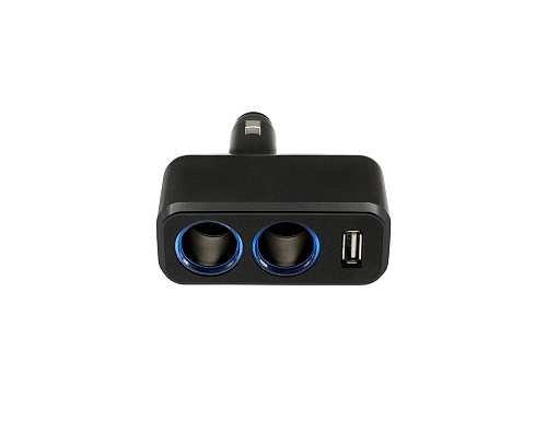 Разветвитель на 2 розетки 1 USB Neoline SL-210
