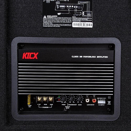Сабвуфер активный Kicx GT310BPA
