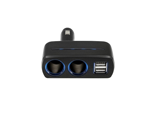 Разветвитель на 2 розетки 2 USB Neoline SL-220