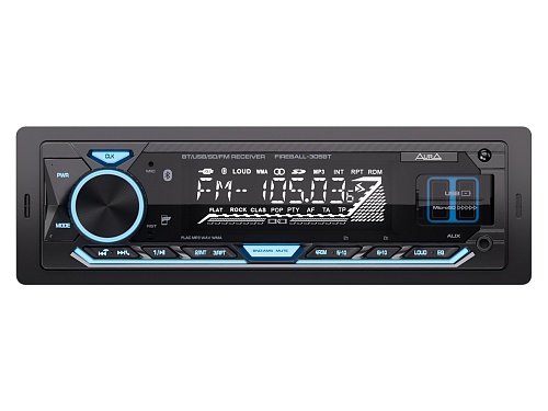 USB-ресивер 1DIN AurA FIREBALL-305BT