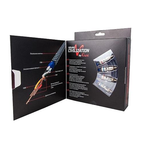Межблочный кабель Kicx SCM25 (5м)