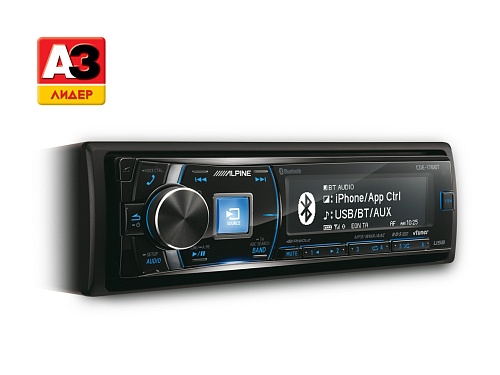 CD/USB-ресивер 1DIN Alpine CDE-178BT