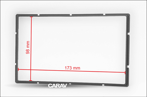 рамка 2DIN Универсальная (173*98 mm) Carav 11-901