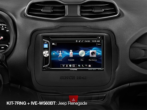 DVD-ресивер 2DIN Alpine IVE-W560BT-R