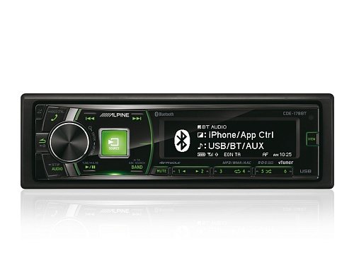 CD/USB-ресивер 1DIN Alpine CDE-178BT