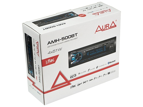 USB-ресивер 1DIN AurA AMH-500BT