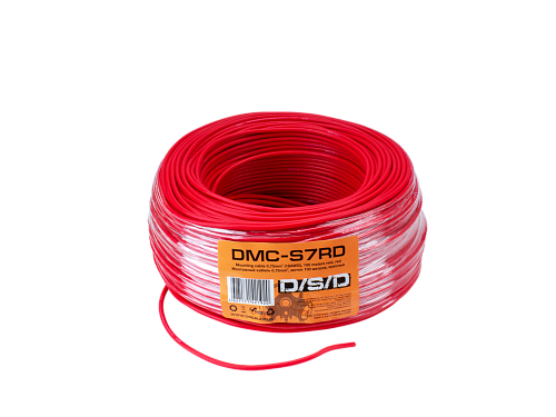 Провод монтажный D/S/D DMC-S7RD 0,75мм*1/100м (красный)