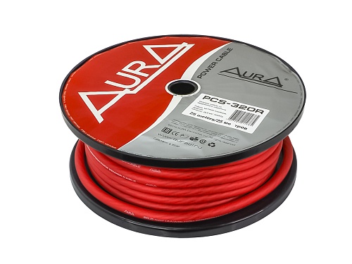 Силовой кабель AurA PCS-320R 4GA красный