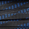 Полиэстеровый рукав Kicx KSS-12-100BBU черный/синие полоски